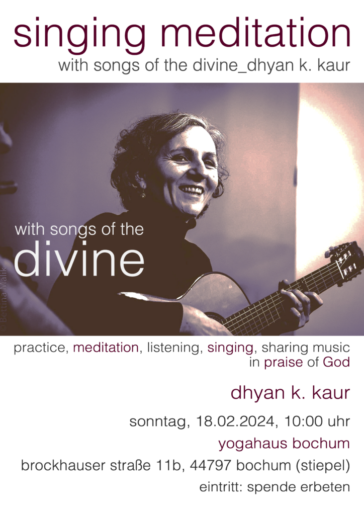 Singing Meditation mit Dhyan K. Kaur - 18.02.2024