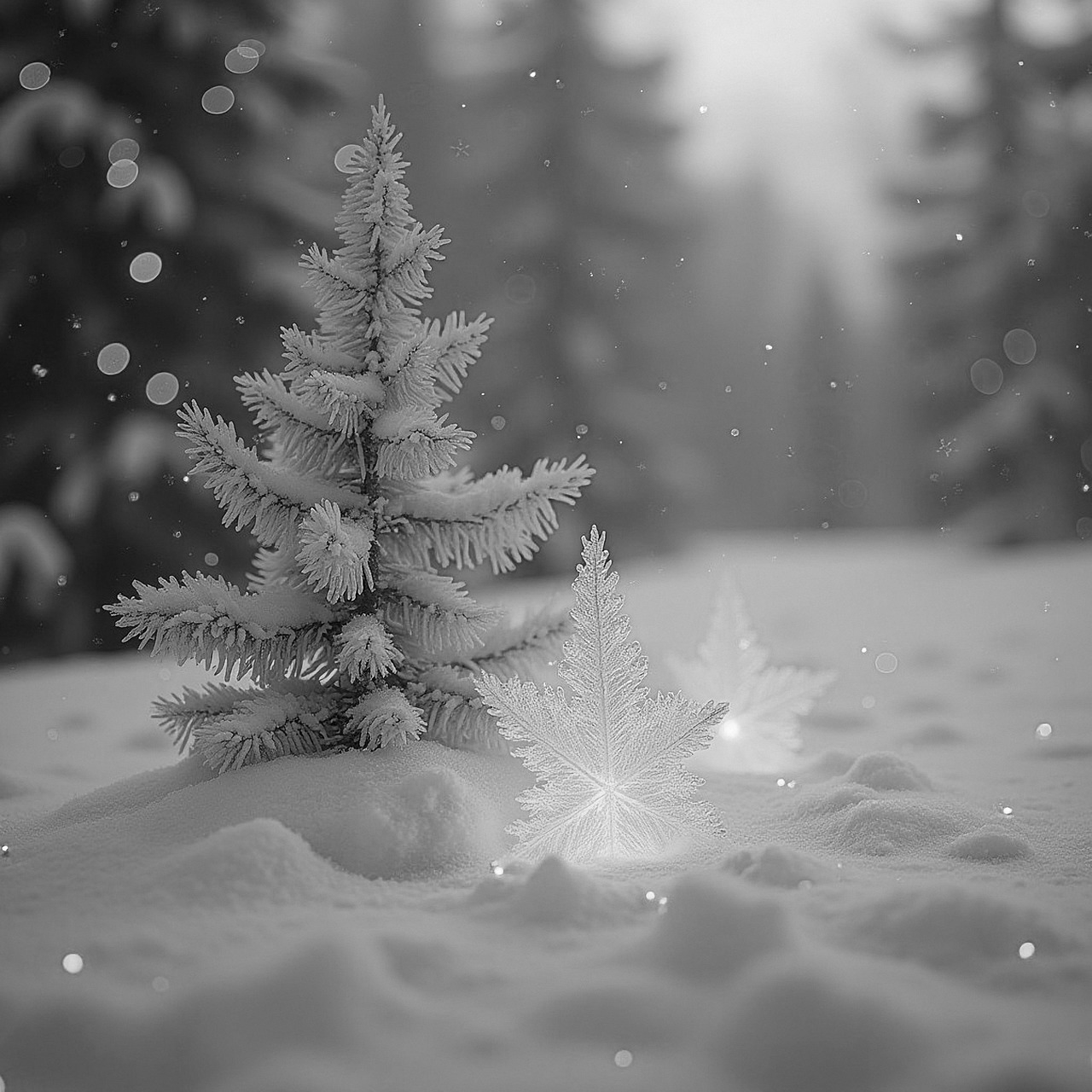 Vereiste Winterlandschaft