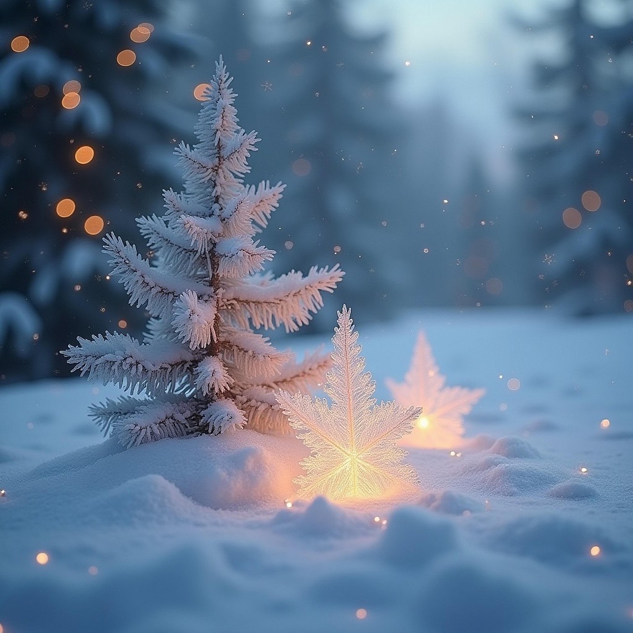 Vereiste Winterlandschaft